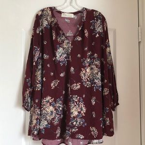 Floral tunic